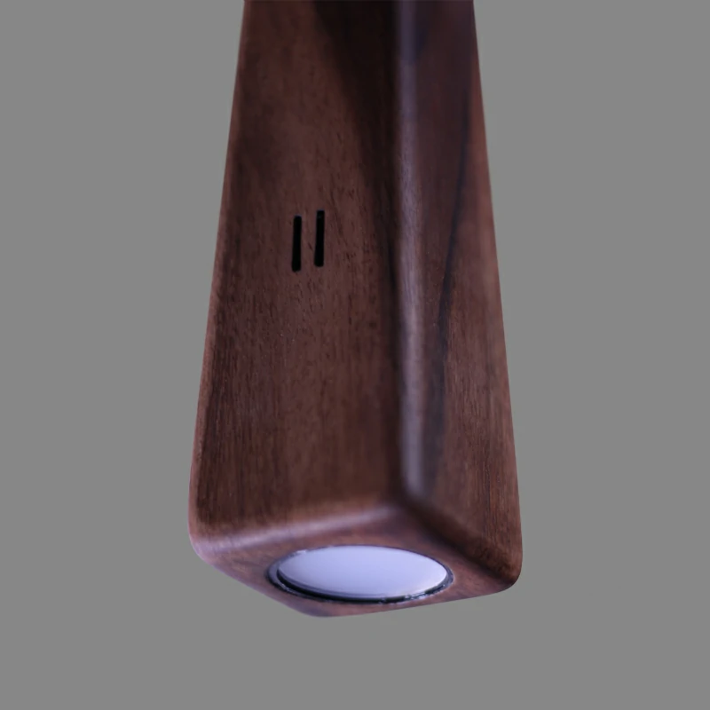 چراغ آویز چوبی مدل مینی لومیر - mini lumiere- گالری چوب آکو