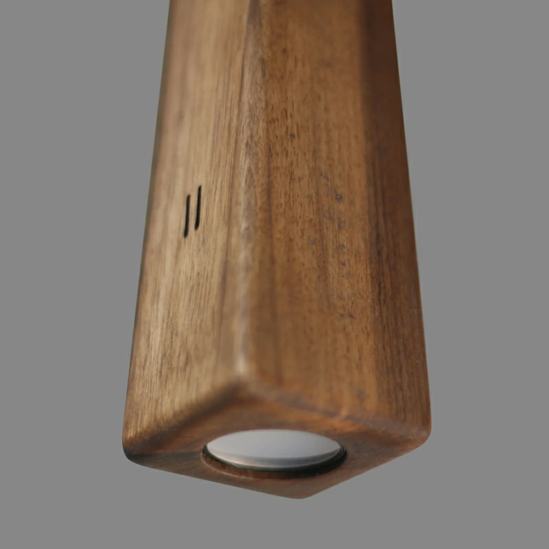 چراغ آویز چوبی مدل لومیر - lumiere- گالری چوب آکو